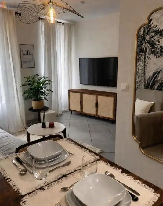 Studio meublé 24m² Pontoise centre - Proche gare, lumineux - Photo 6