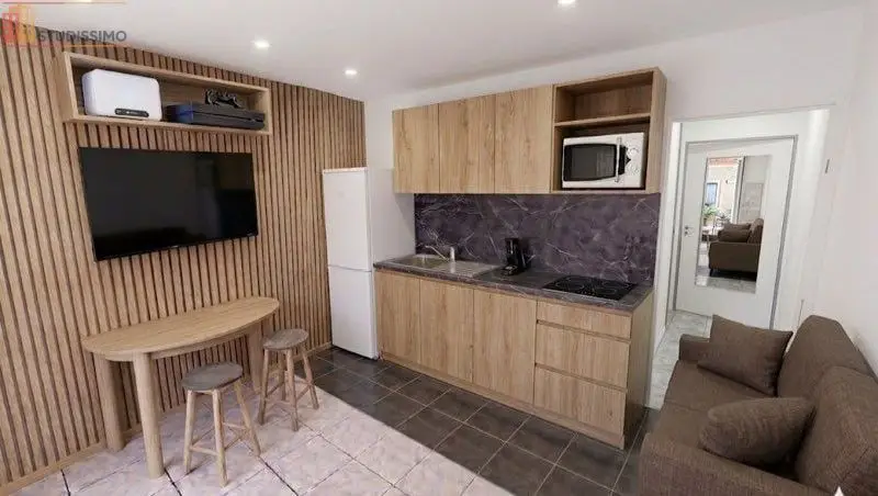Studio meublé 18m² Cergy centre - Refait à neuf, jardin privatif - Photo 1