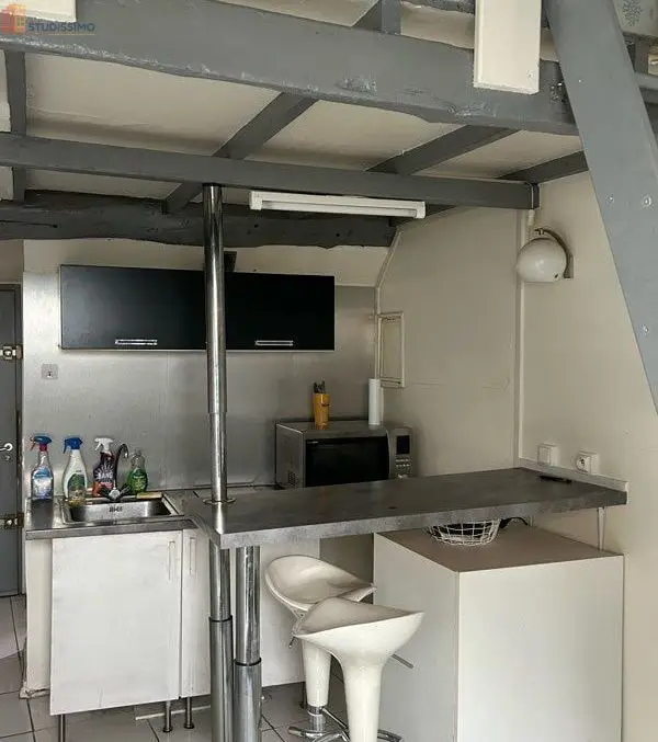 Studio meublé 17m² Pontoise centre - Mezzanine, lumineux - Photo 8