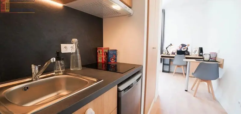 Studio 18m² Cergy-Pontoise - Meublé, résidence étudiante - Photo 9