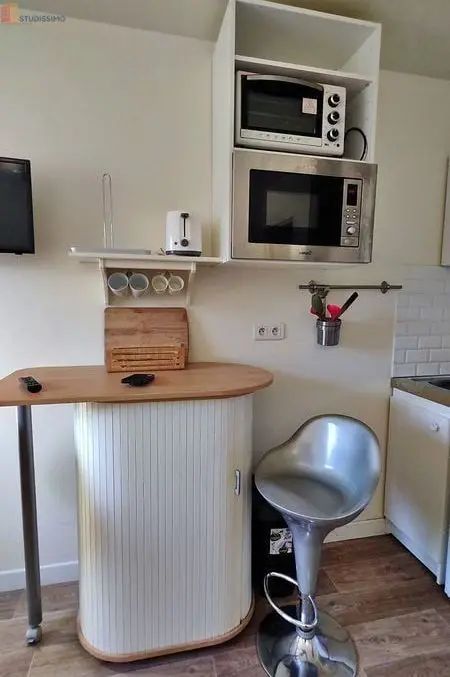 Studio meublé 18m² Cergy - Très bon état, disponible - Photo 22