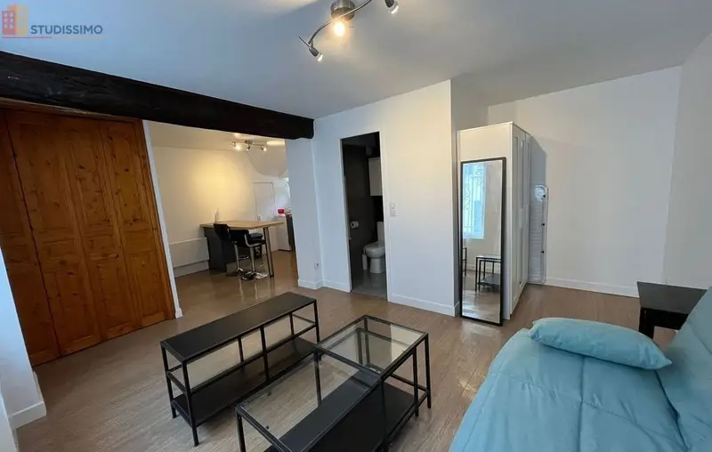 Studio meublé 27m² Pontoise - Calme, proche gare - Photo 2