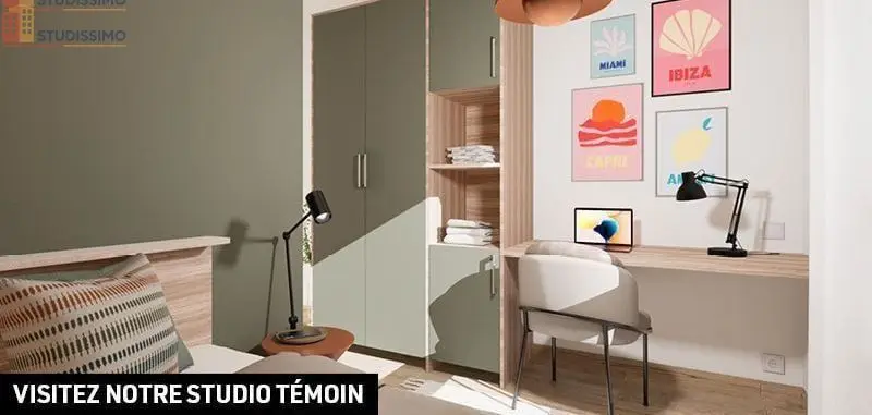 Studio 18m² La Roche-sur-Yon - Résidence La Treille - Photo 6
