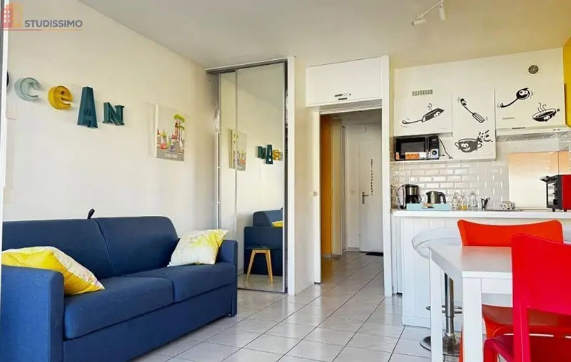 Studio 24m² Les Sables-d'Olonne - 1er étage, lumineux - Photo 1
