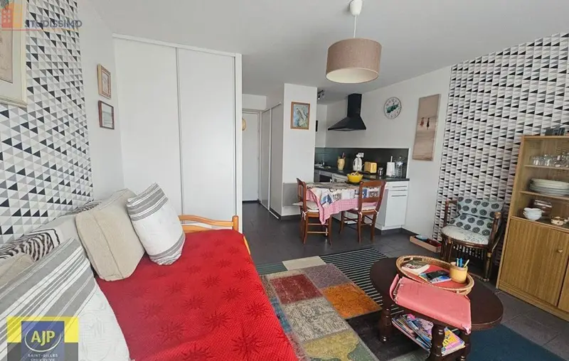 Studio 22m² Saint-Gilles-Croix-de-Vie - Étage 1/2, DPE C - Photo 5