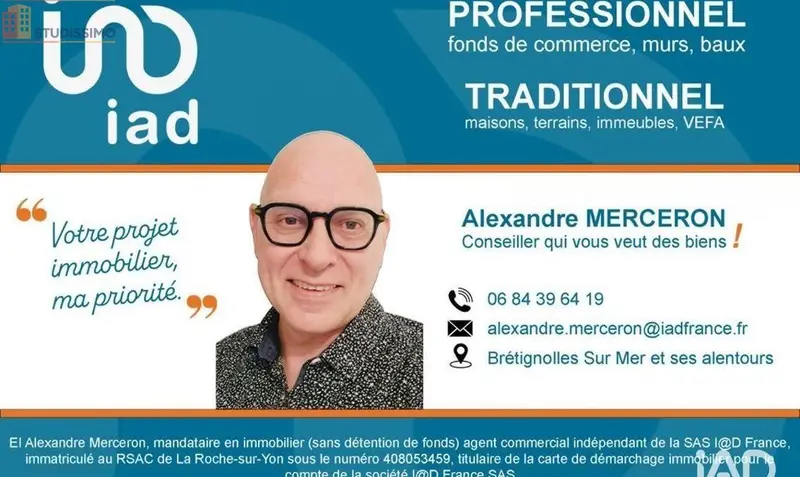 Studio 26m² Beauvoir-sur-Mer - lumineux - Photo 1