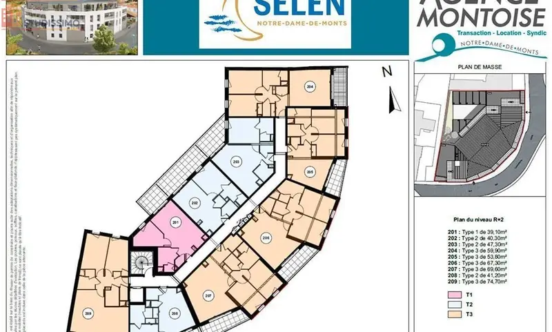Studio 39m² Notre-Dame-de-Monts - 2e étage, lumineux - Photo 2