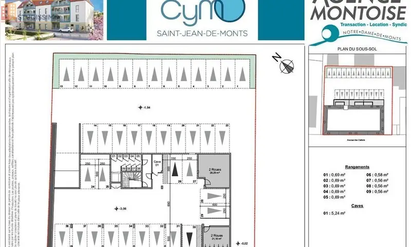 Studio 31m² Saint-Jean-de-Monts - Étage 2/3 - Photo 2
